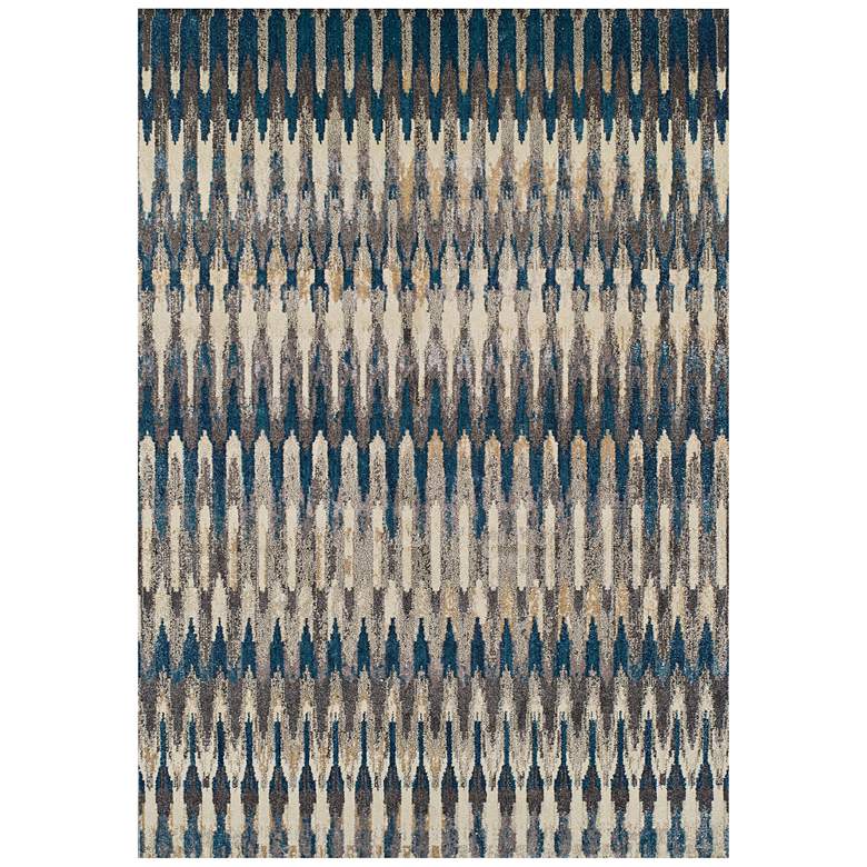 Image 1 Dalyn Lavita Woven LV560 5&#39;3 inch x 7&#39;7 inch Teal Blue Area Rug