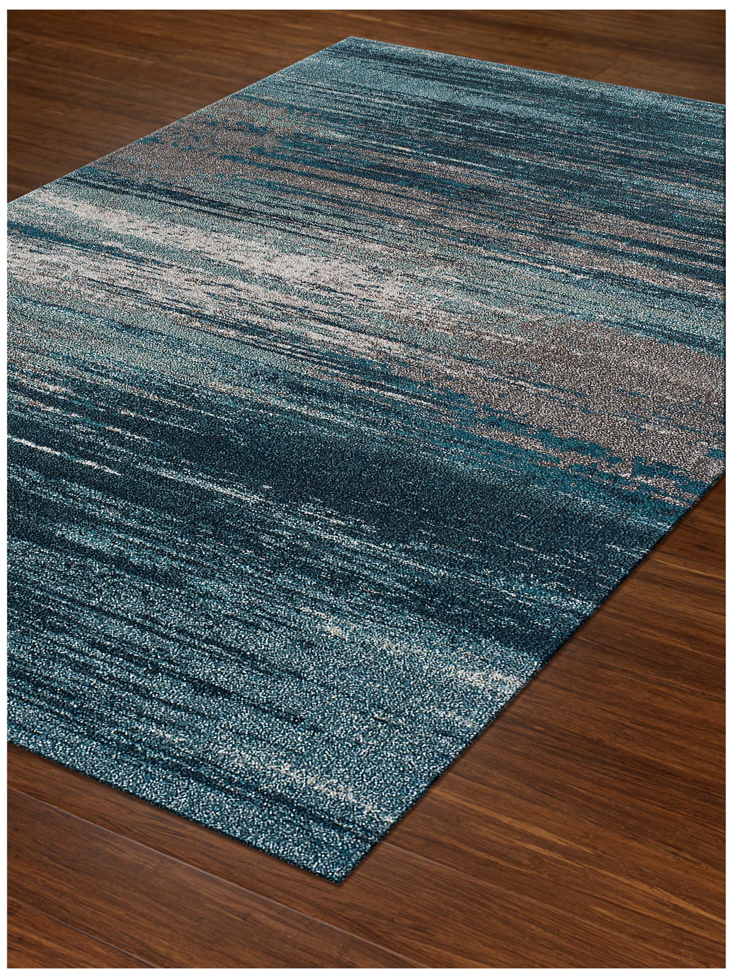 Dalyn Modern Greys MG5993TE Teal Area Rug 9Y089 Lamps Plus