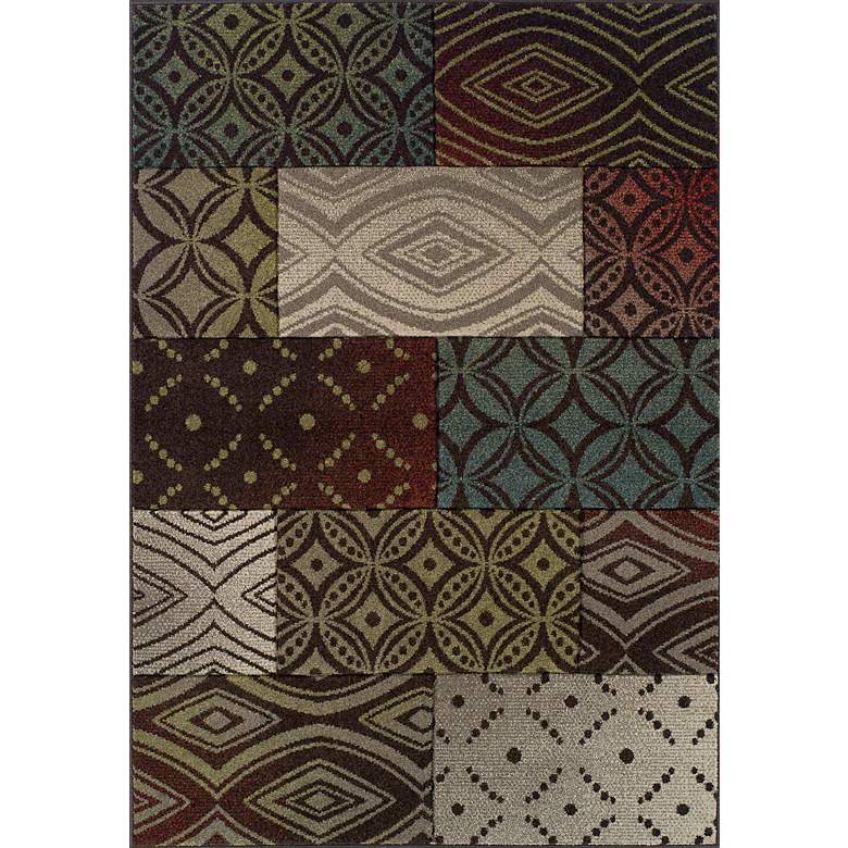 Image 1 Dalyn Radiance RD611 5&#39;3 inchx7&#39;7 inch Multi Colored Area Rug