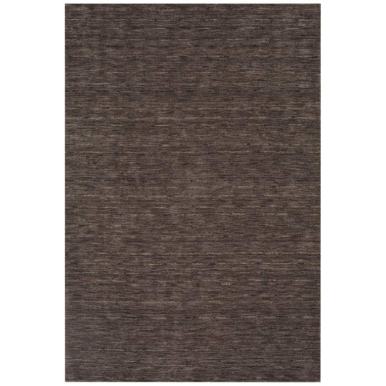 Image 1 Dalyn Rafia 5'x7'6" RF100CC Hand-Loomed Charcoal Wool Rug