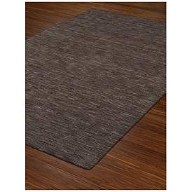 Image2 of Dalyn Rafia 5'x7'6" RF100CC Hand-Loomed Charcoal Wool Rug more views