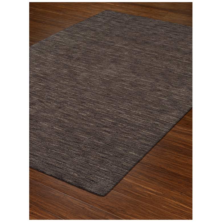 Image 2 Dalyn Rafia 5'x7'6" RF100CC Hand-Loomed Charcoal Wool Rug more views