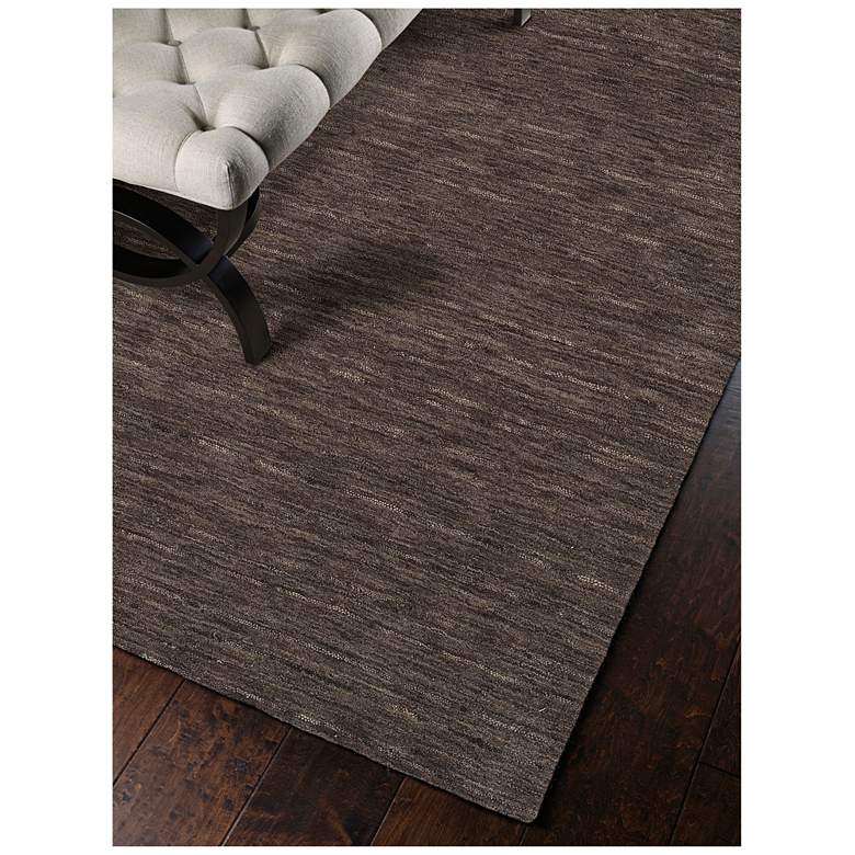 Image 3 Dalyn Rafia 5'x7'6" RF100CC Hand-Loomed Charcoal Wool Rug more views