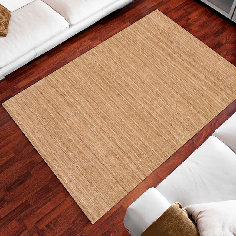 Image 1 Dalyn Rafia 5'x7'6" RF100LI Hand-Loomed Linen Wool Area Rug