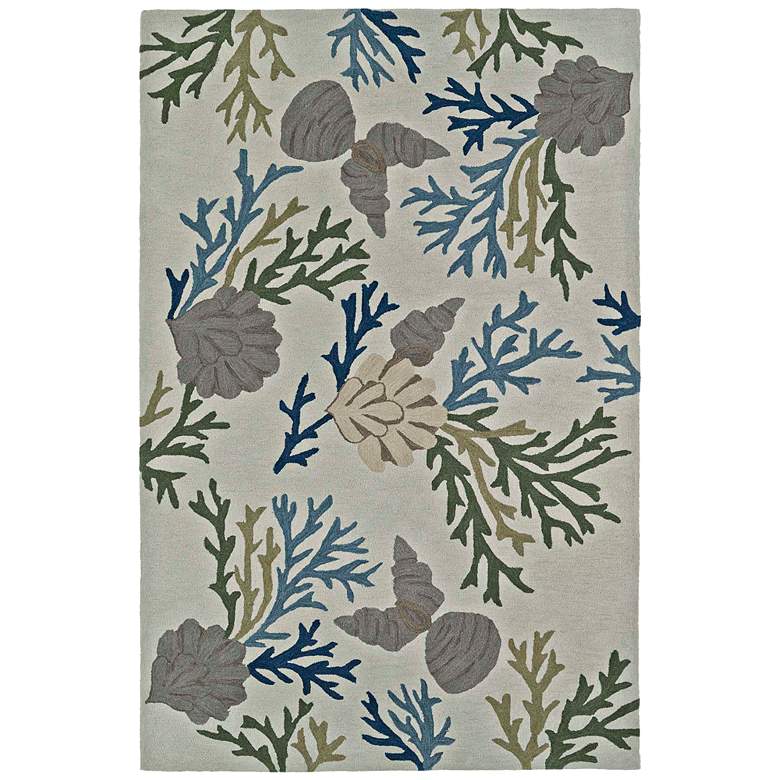 Image 1 Dalyn Seaside 5&#39; x 7&#39;6 inch Shells Rectangle Area Rug