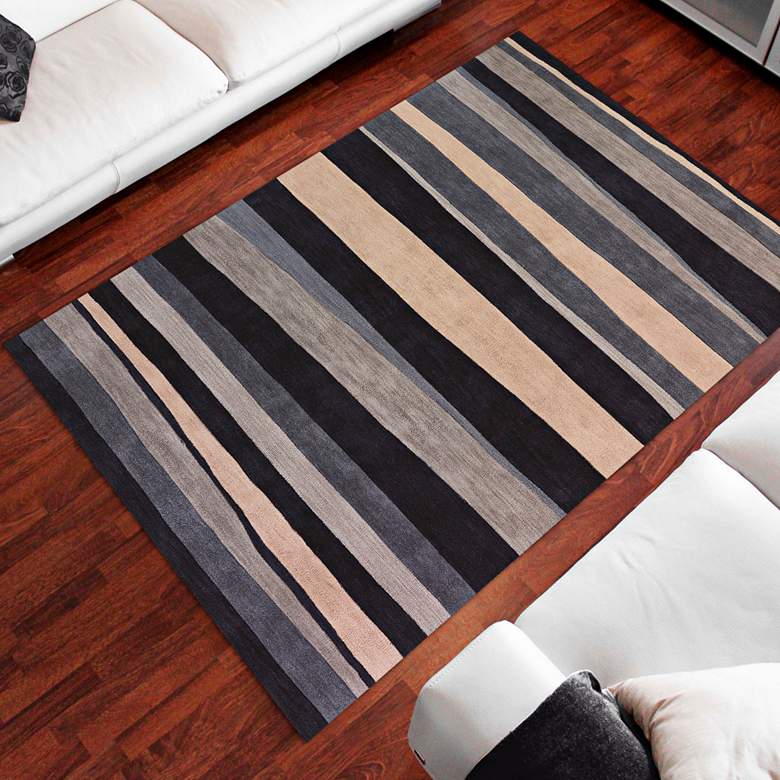 Image 1 Dalyn Studio SD231 5'x7'6" Blue Tufted Area Rug