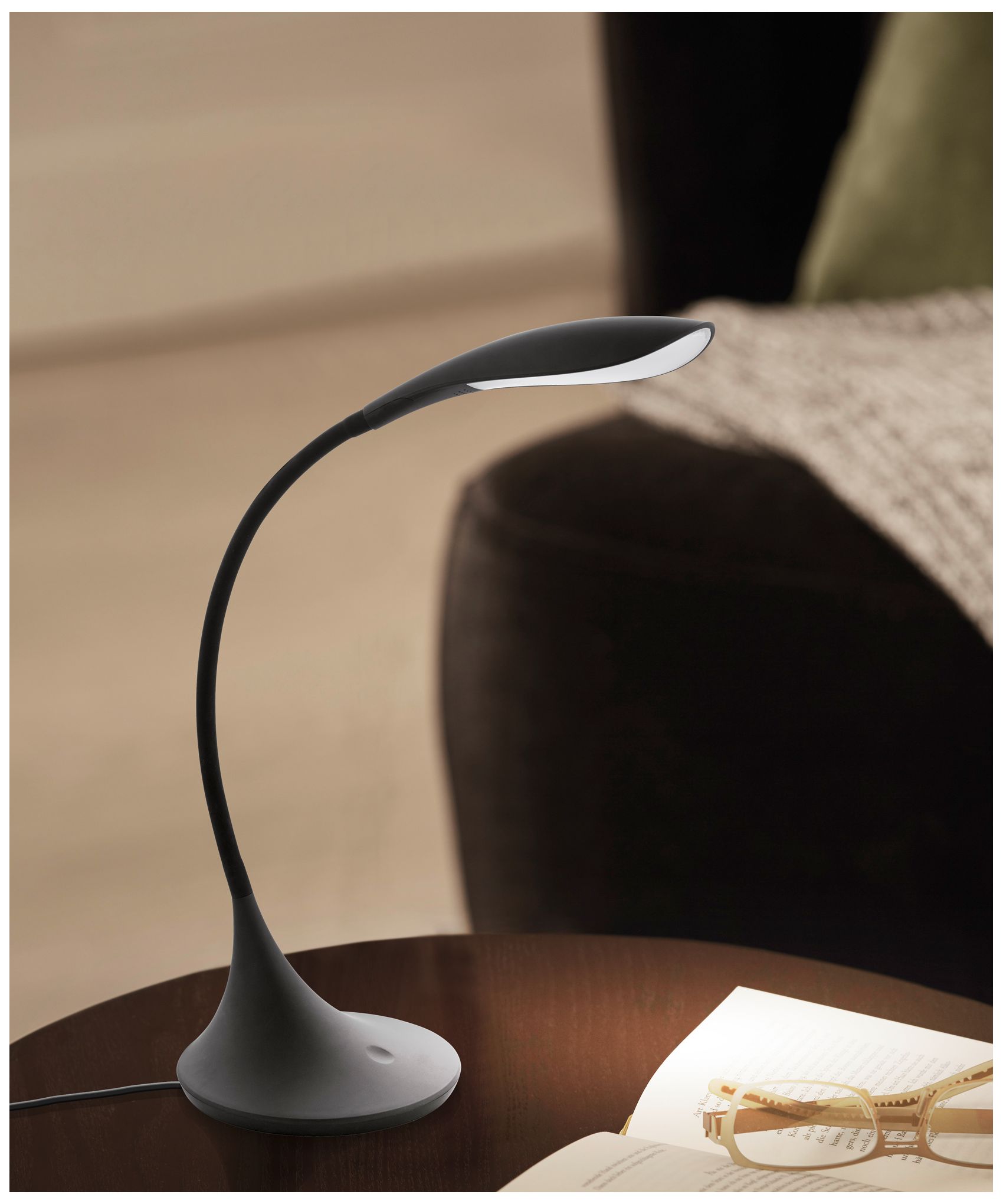 Image 3 Dambera LED Desk Lamp Black more views