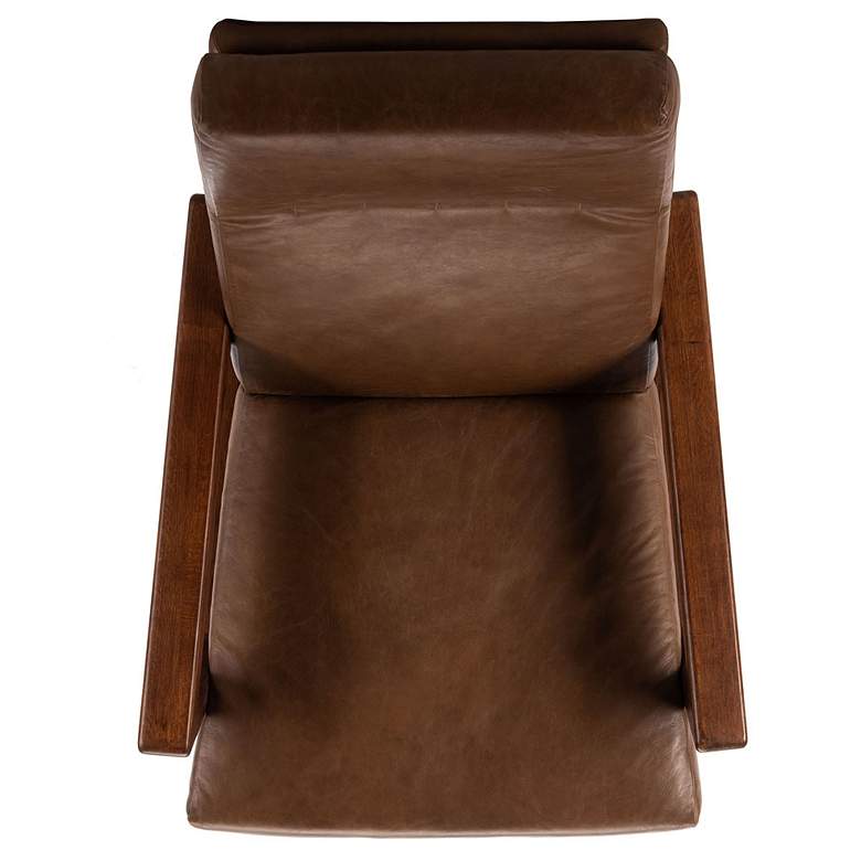 Damien Chocolate Swivel Arm Chair more views
