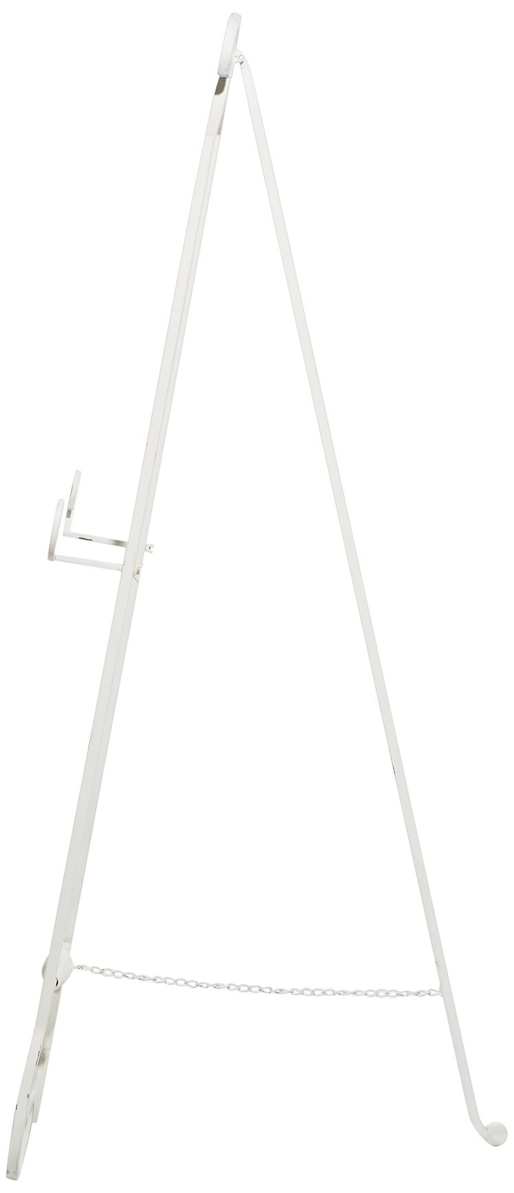 Image 4 Dana 52"H White Iron Scrolled Adjustable Stand Floor Easel more views