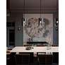 4_Dana 9 3/4" Wide Black Mini Pendant with Smoke Glass more views
