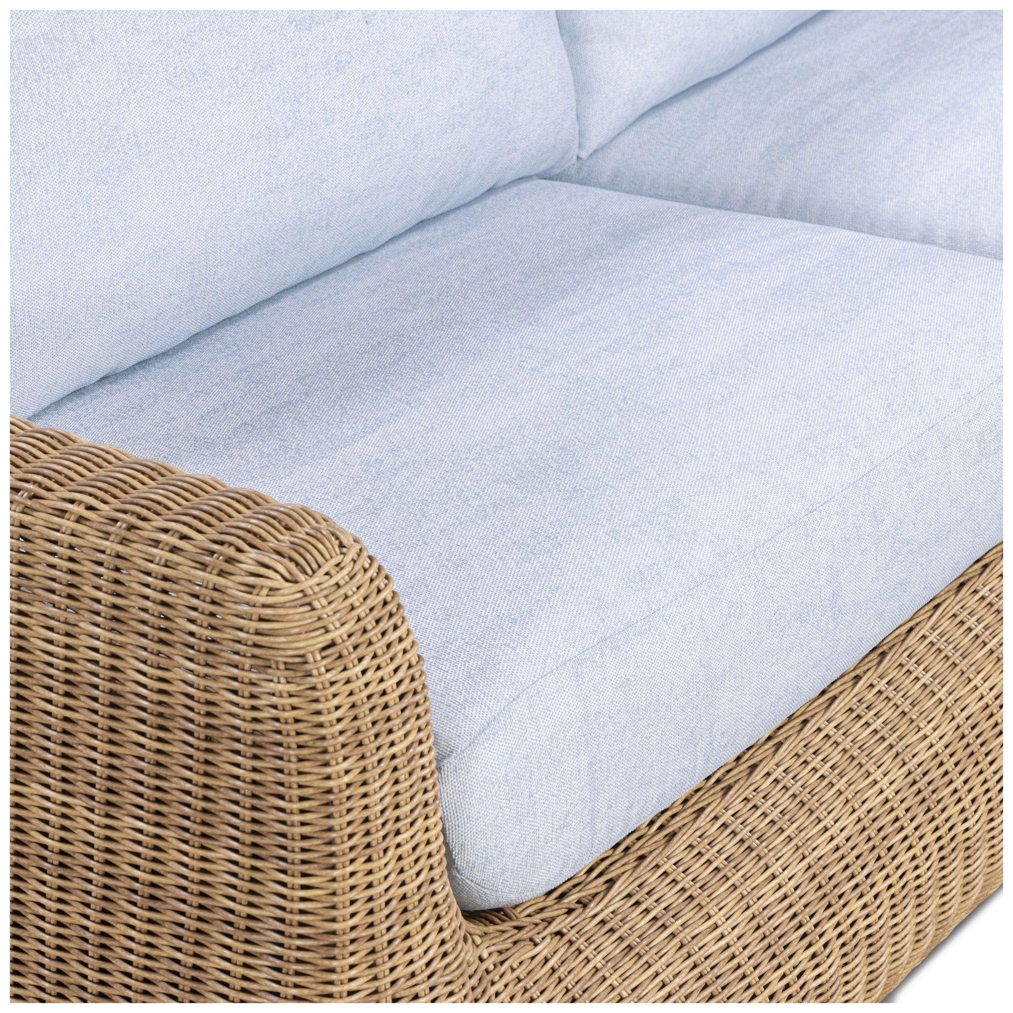 Image 3 Dana Light Blue Outdoor Sofa more views