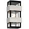Dana Point 12" High Textured Black Outdoor Wall Light
