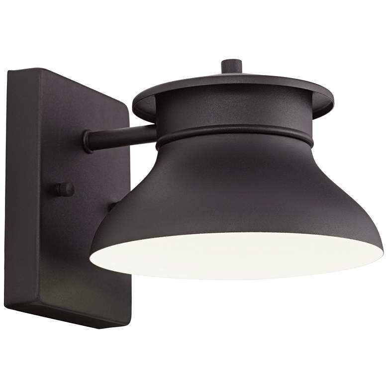 Image 4 Danbury 5" High Black LED Outdoor Barn Wall Lights Set of 2 more views