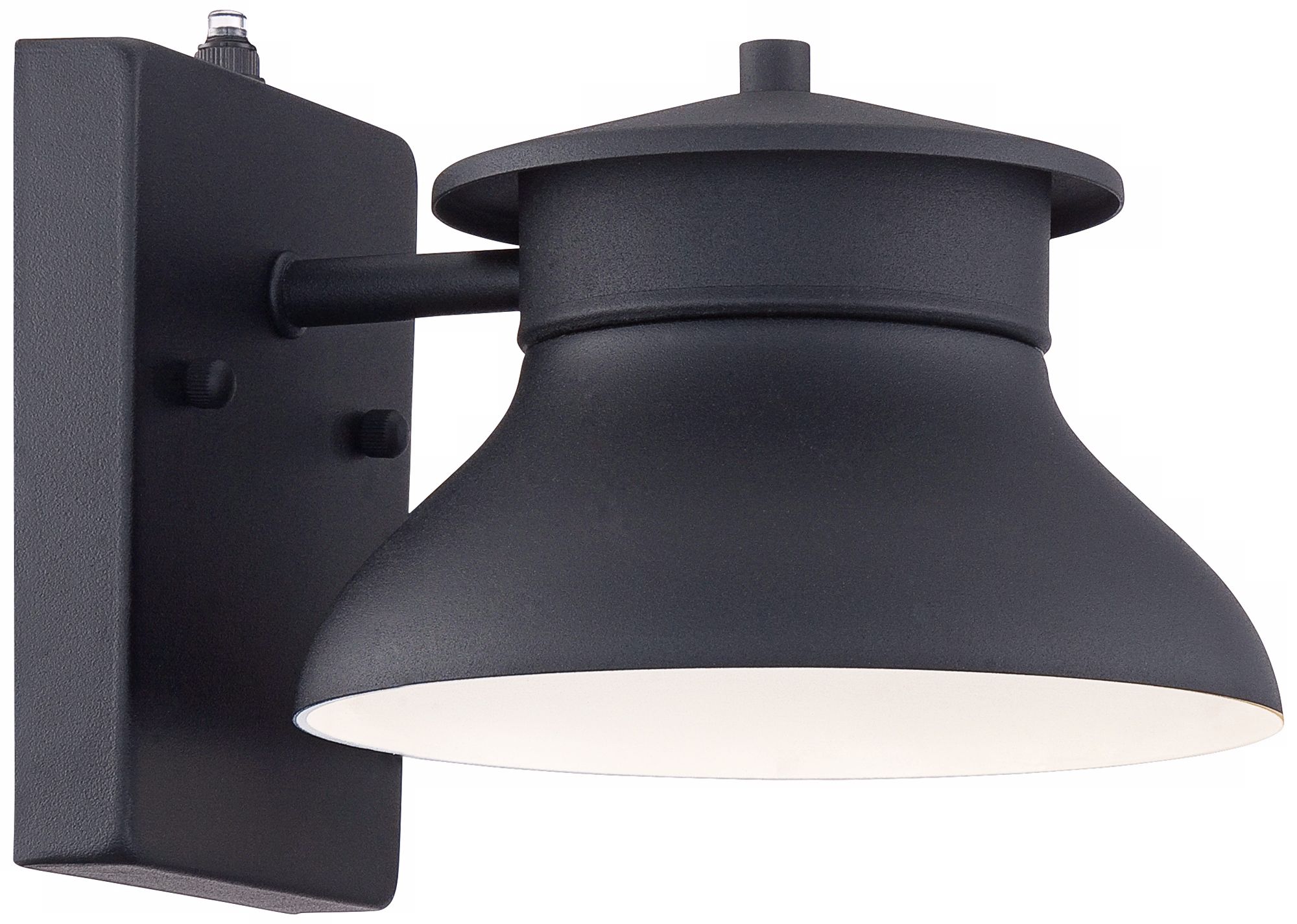 Image 6 Danbury 6" High Black Dusk to Dawn LED Outdoor Wall Light more views