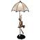 Dancer with Umbrella Hand-Painted Accent Table Lamp