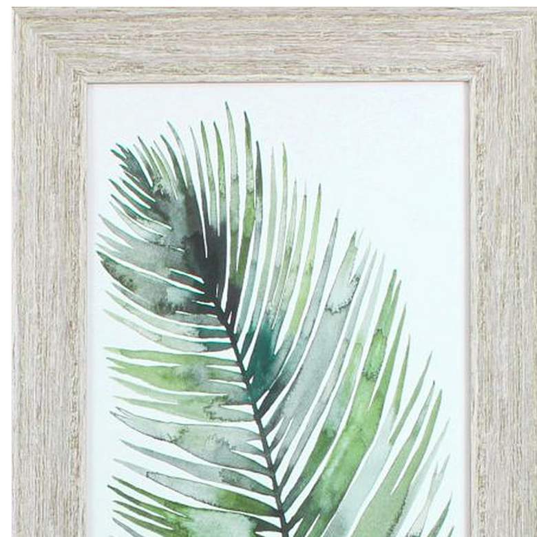 Image 4 Dancing Palm 34" High 2-Piece Printed Framed Wall Art Set more views