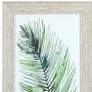 Dancing Palm 34" High 2-Piece Printed Framed Wall Art Set in scene