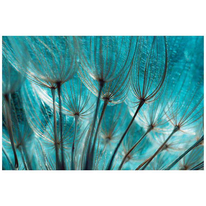 Image 2 Dandelion 48"W Free Floating Tempered Glass Graphic Wall Art