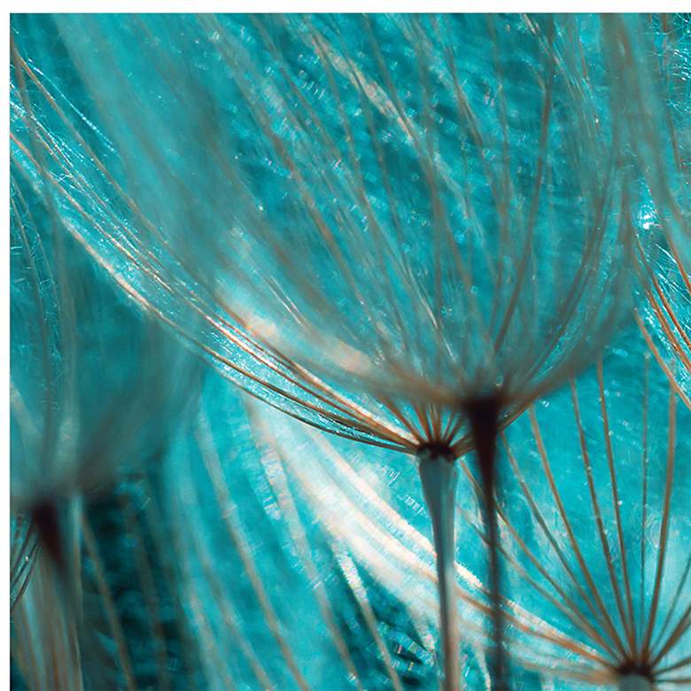 Image 3 Dandelion 48 inchW Free Floating Tempered Glass Graphic Wall Art more views