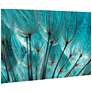 Dandelion 48"W Free Floating Tempered Glass Graphic Wall Art in scene
