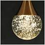 4_Dandelion 9 3/4" Wide Plating Brass LED Multi-Light Pendant more views
