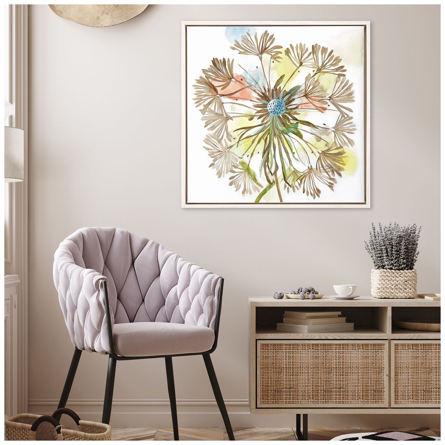 Image 4 Dandelion I 26"W x 26"H Canvas more views