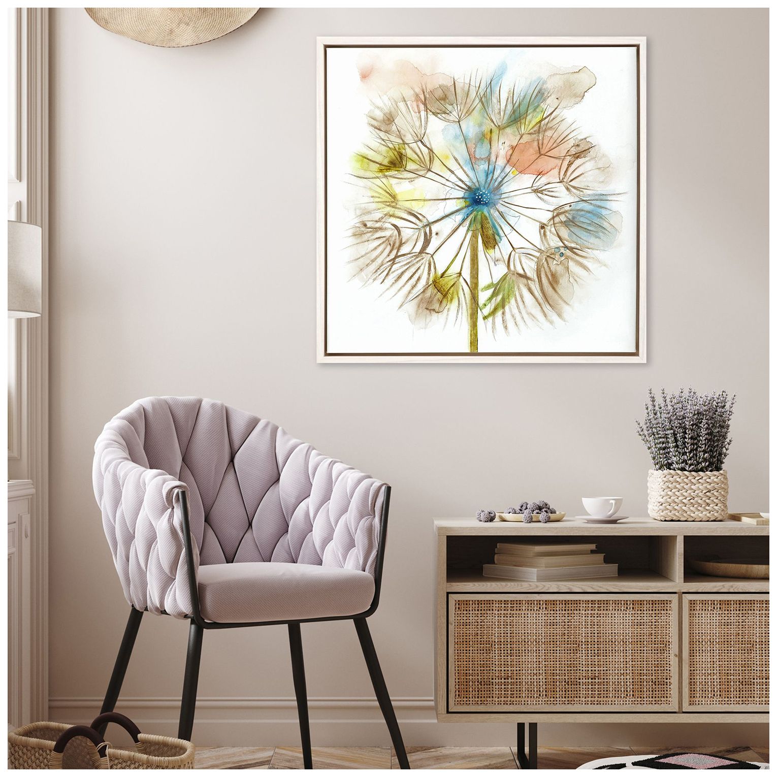 Image 4 Dandelion II 26"W x 26"H Canvas more views