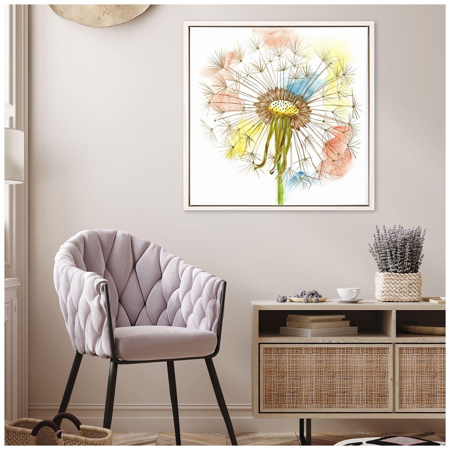 Image 4 Dandelion III 26"W x 26"H Canvas more views