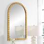 1_Dandridge Antique Gold 24" x 38 3/4" Arch Top Wall Mirror