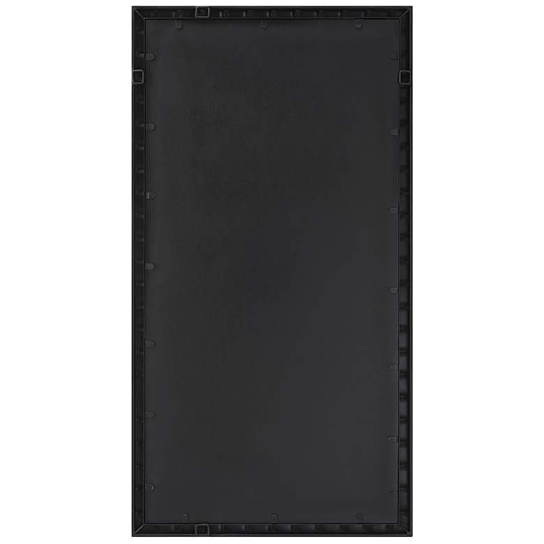 Image 5 Dandridge Matte Black 22" x 42" Rectangular Wall Mirror more views