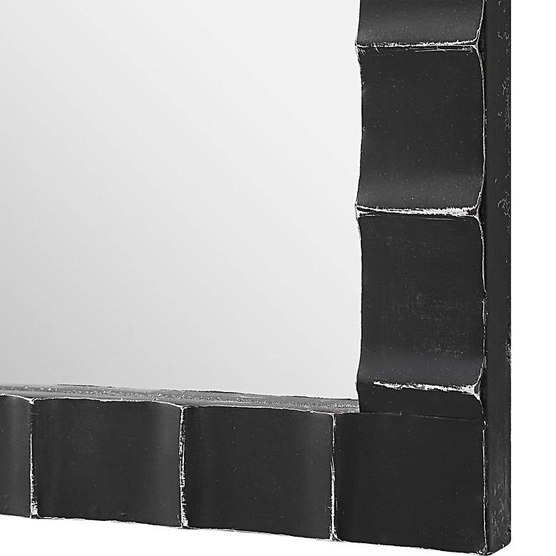 Image 5 Dandridge Matte Black 22" x 42" Rectangular Wall Mirror more views