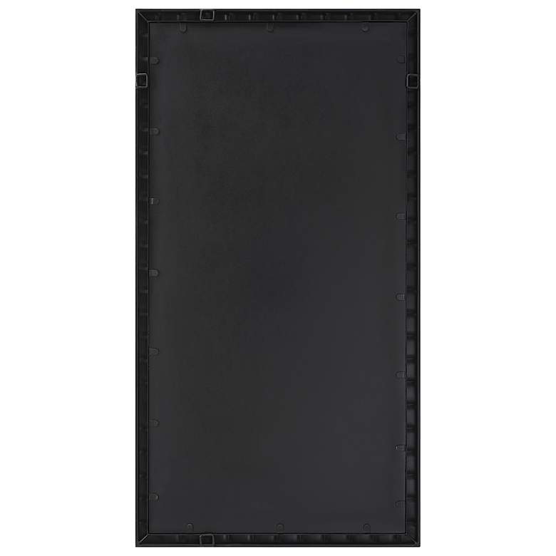Image 6 Dandridge Matte Black 22" x 42" Rectangular Wall Mirror more views