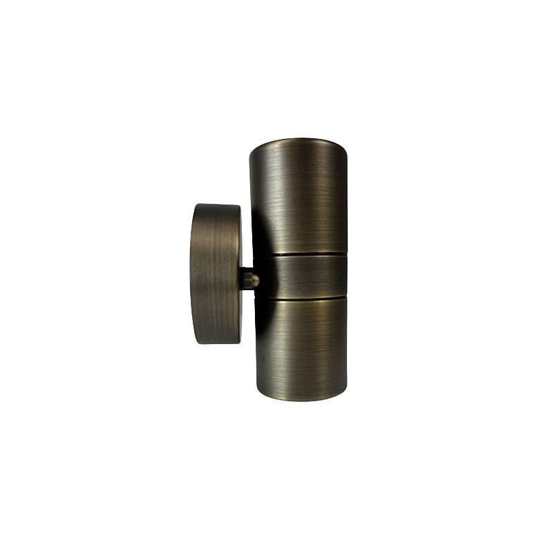 Image 1 Danforth 5 3/4" High Brass Landscape Sconce Spot Light
