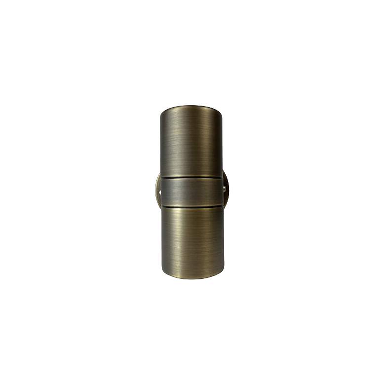 Image 3 Danforth 5 3/4" High Brass Landscape Sconce Spot Light more views