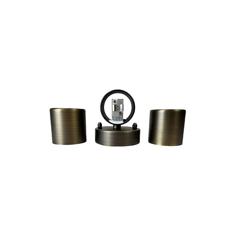 Image 4 Danforth 5 3/4" High Brass Landscape Sconce Spot Light more views