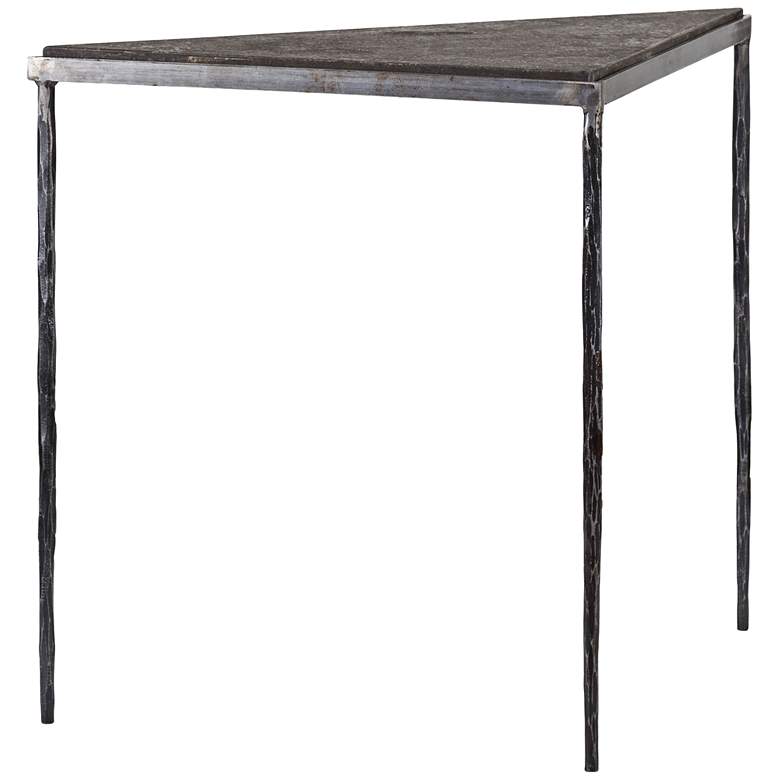 Image 1 Dani 29" Wide Gray Iron End Table