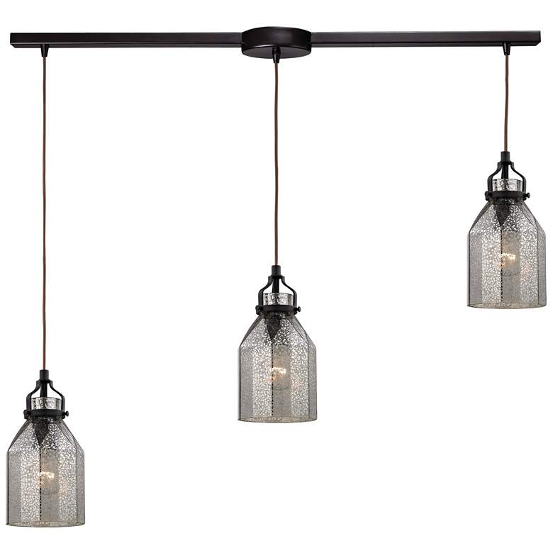 Image 1 Danica 36" Wide 3-Light Pendant - Oil Rubbed Bronze