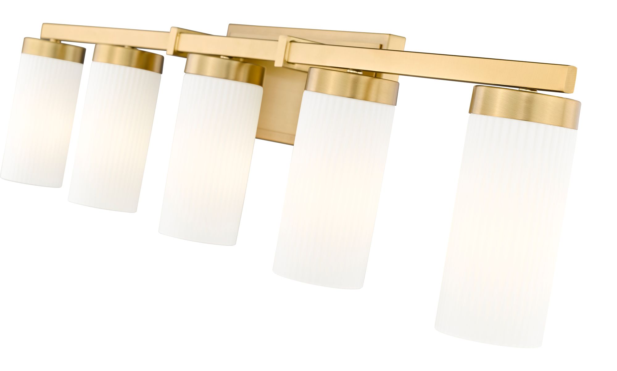 Image 6 Danica 38 3/4" Wide Modern Gold 5-Light Vanity Bath Light more views