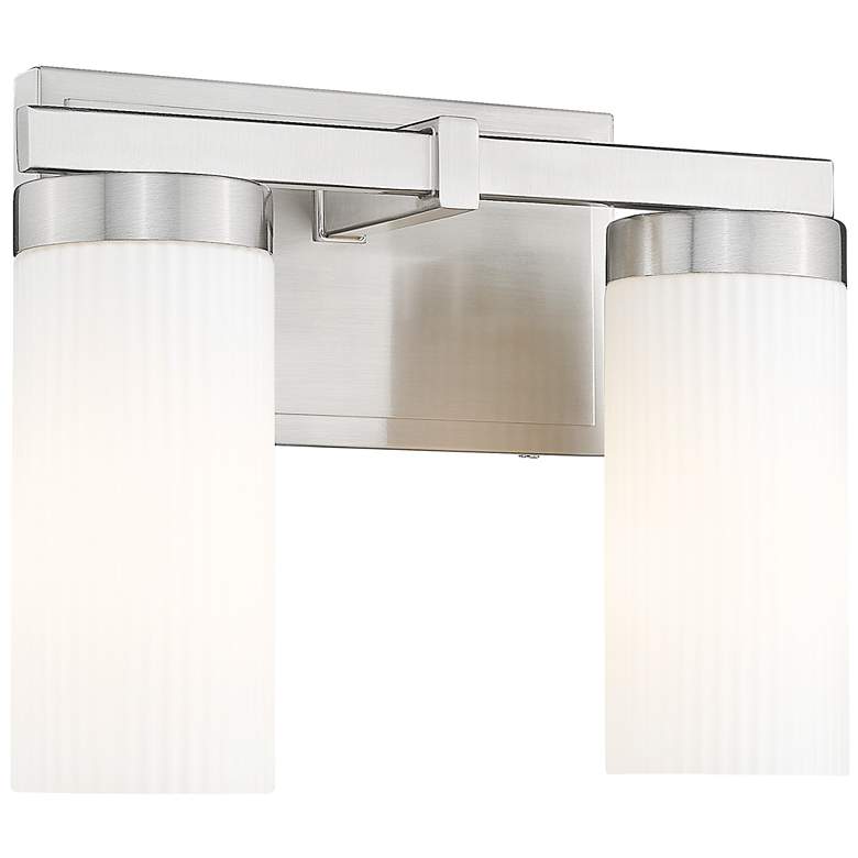 Image 1 Danica by Z-Lite Brushed Nickel 2 Light Vanity