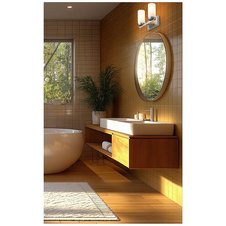 Image 2 Danica by Z-Lite Brushed Nickel 2 Light Vanity more views