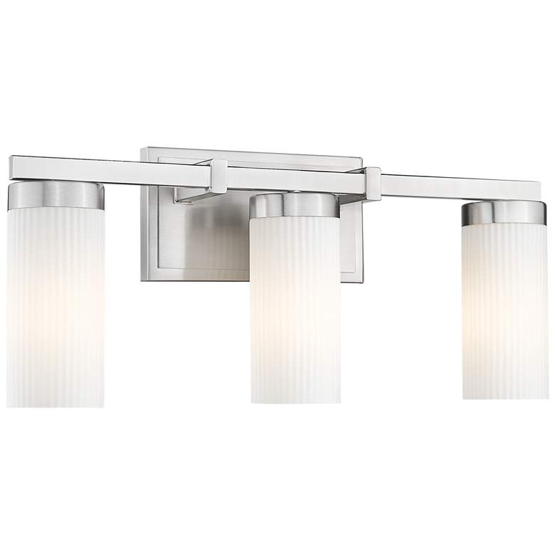 Image 1 Danica by Z-Lite Brushed Nickel 3 Light Vanity