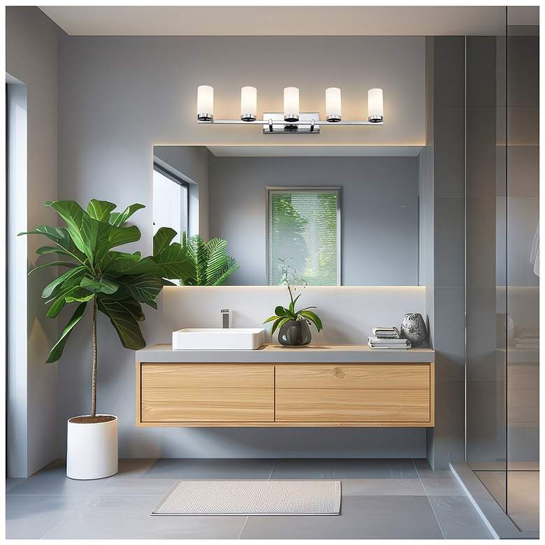 Image 2 Danica by Z-Lite Chrome 5 Light Vanity more views