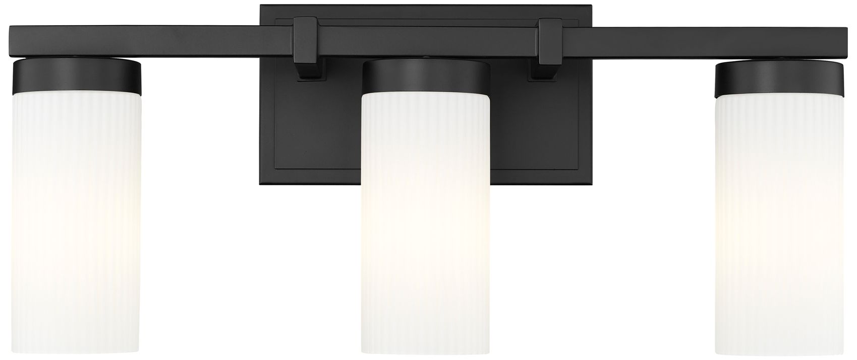 Image 5 Danica by Z-Lite Matte Black 20.5 inch 3 Light Vanity more views