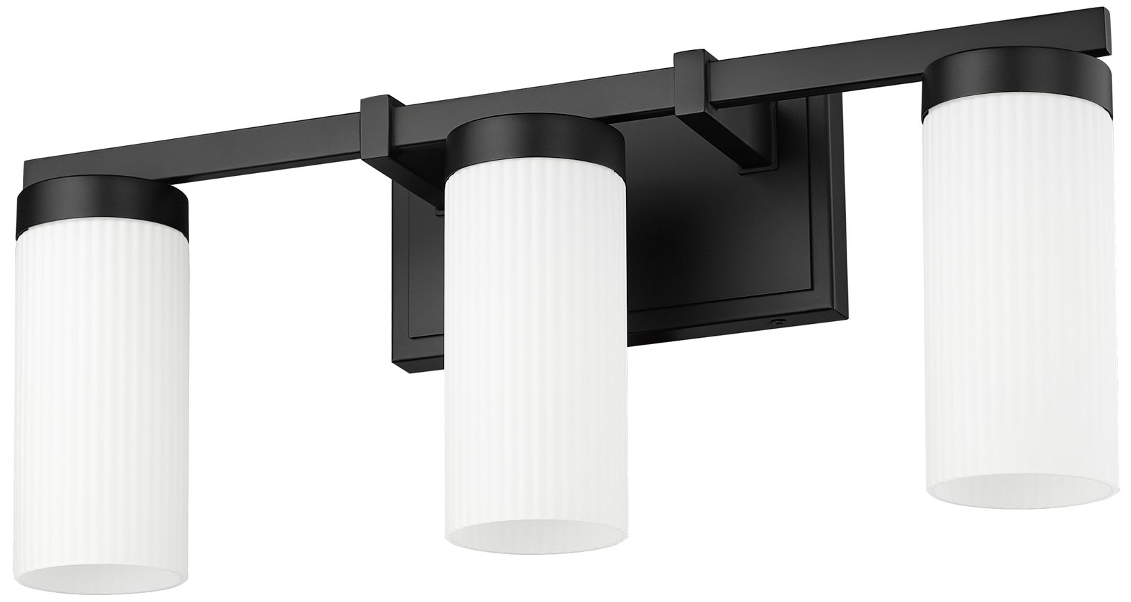 Image 7 Danica by Z-Lite Matte Black 20.5 inch 3 Light Vanity more views