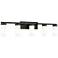 Danica by Z-Lite Matte Black 38.75 inch 5 Light Vanity