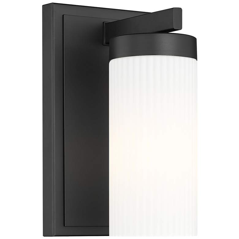 Image 1 Danica by Z-Lite Matte Black 4.75 inch 1 Light Wall Sconce