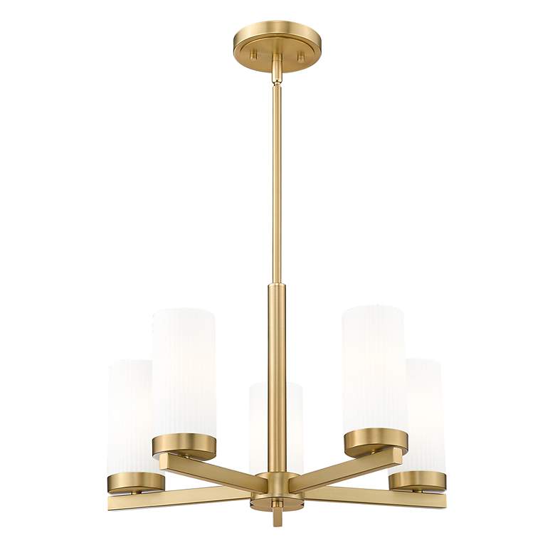 Image 4 Danica by Z-Lite Modern Gold 19.5 inch 5 Light Chandelier more views