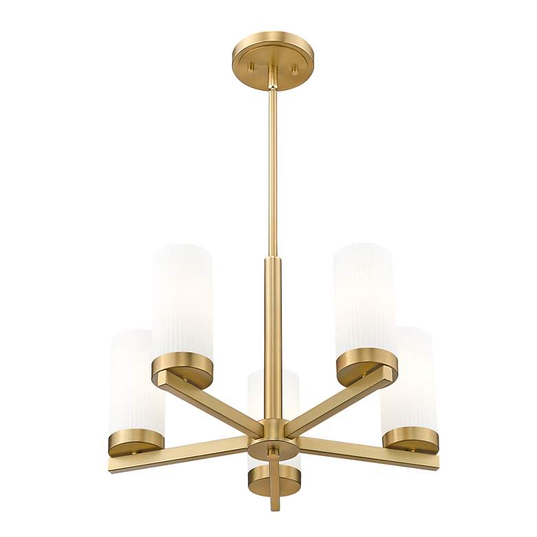 Image 5 Danica by Z-Lite Modern Gold 19.5 inch 5 Light Chandelier more views