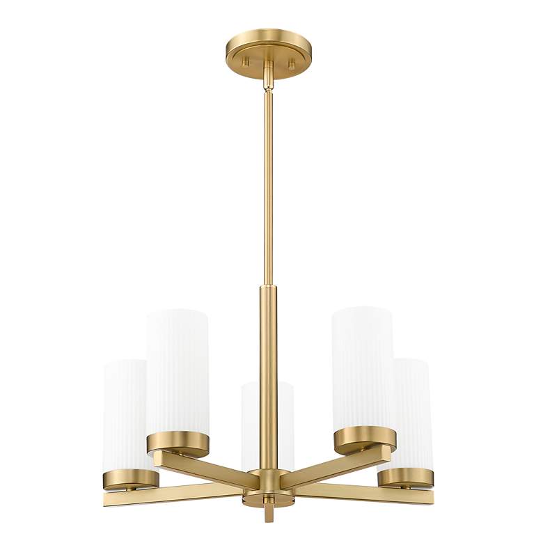 Image 7 Danica by Z-Lite Modern Gold 19.5 inch 5 Light Chandelier more views