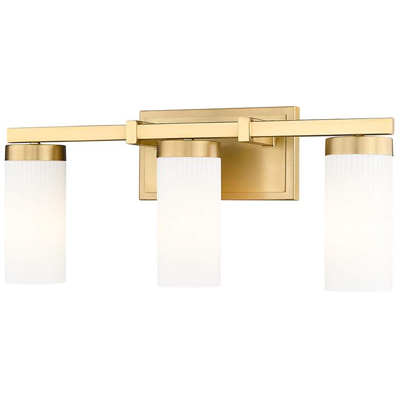 Image 1 Danica by Z-Lite Modern Gold 20.5 inch 3 Light Vanity